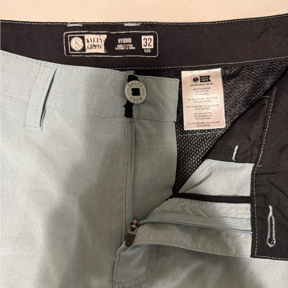 Salty Crew Light Blue Hybrid Shorts